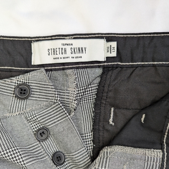 Topman Black and White Dress Pants - Picture 3 of 8